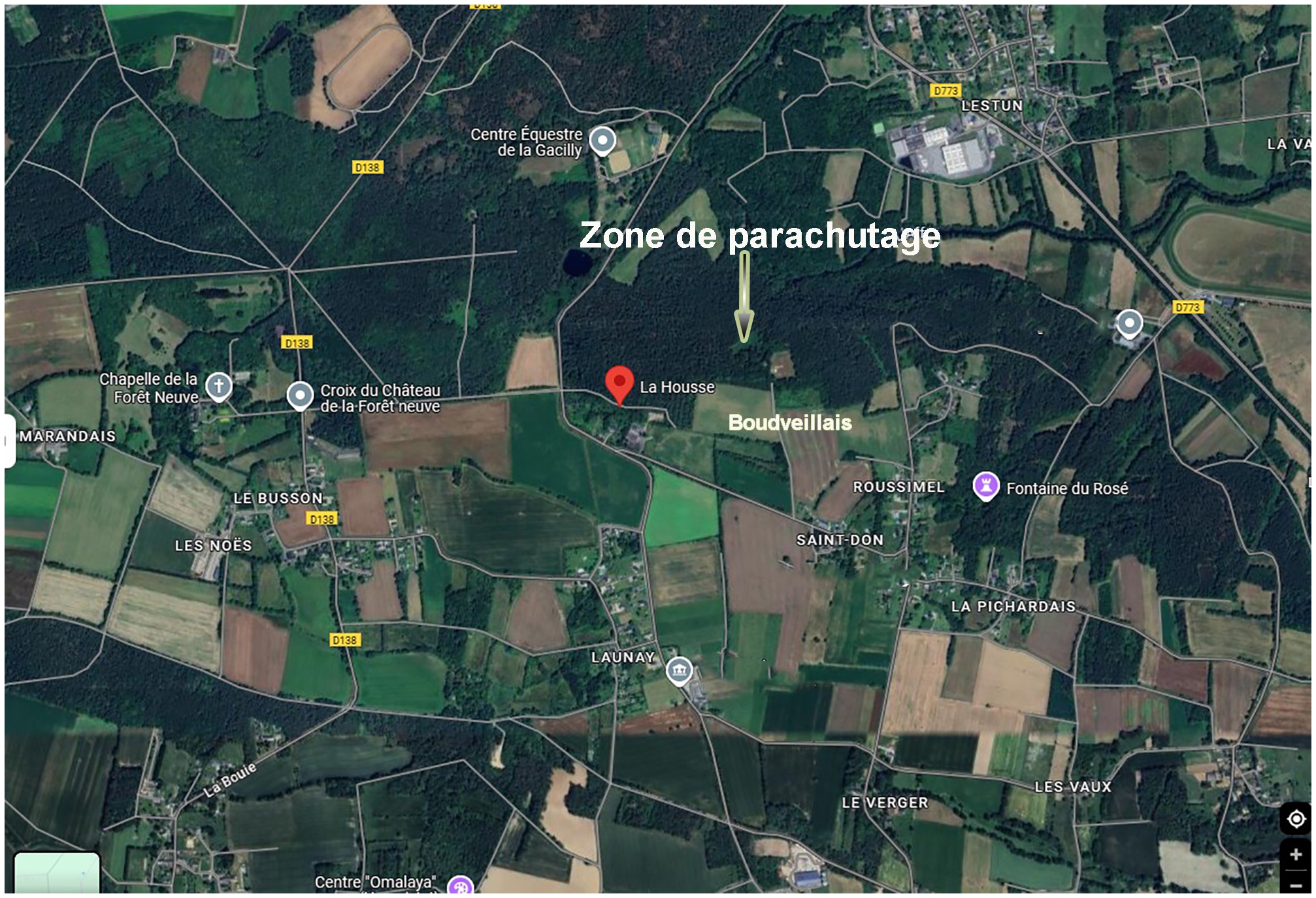 Zone de parachutage - 