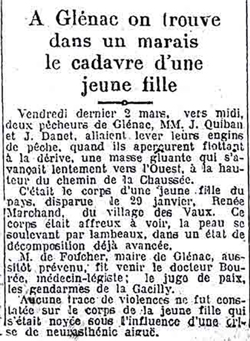 On retrouve le corps - 