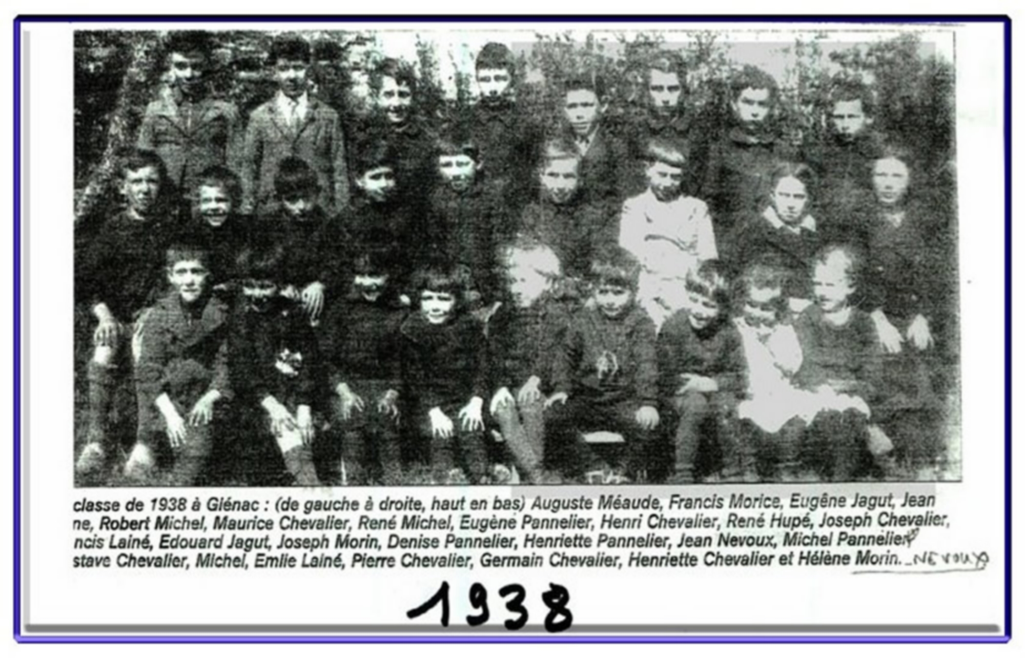 1938-Groupe Scolaire Publique - Histoire de Glénac 1938-Groupe Scolaire Publique -