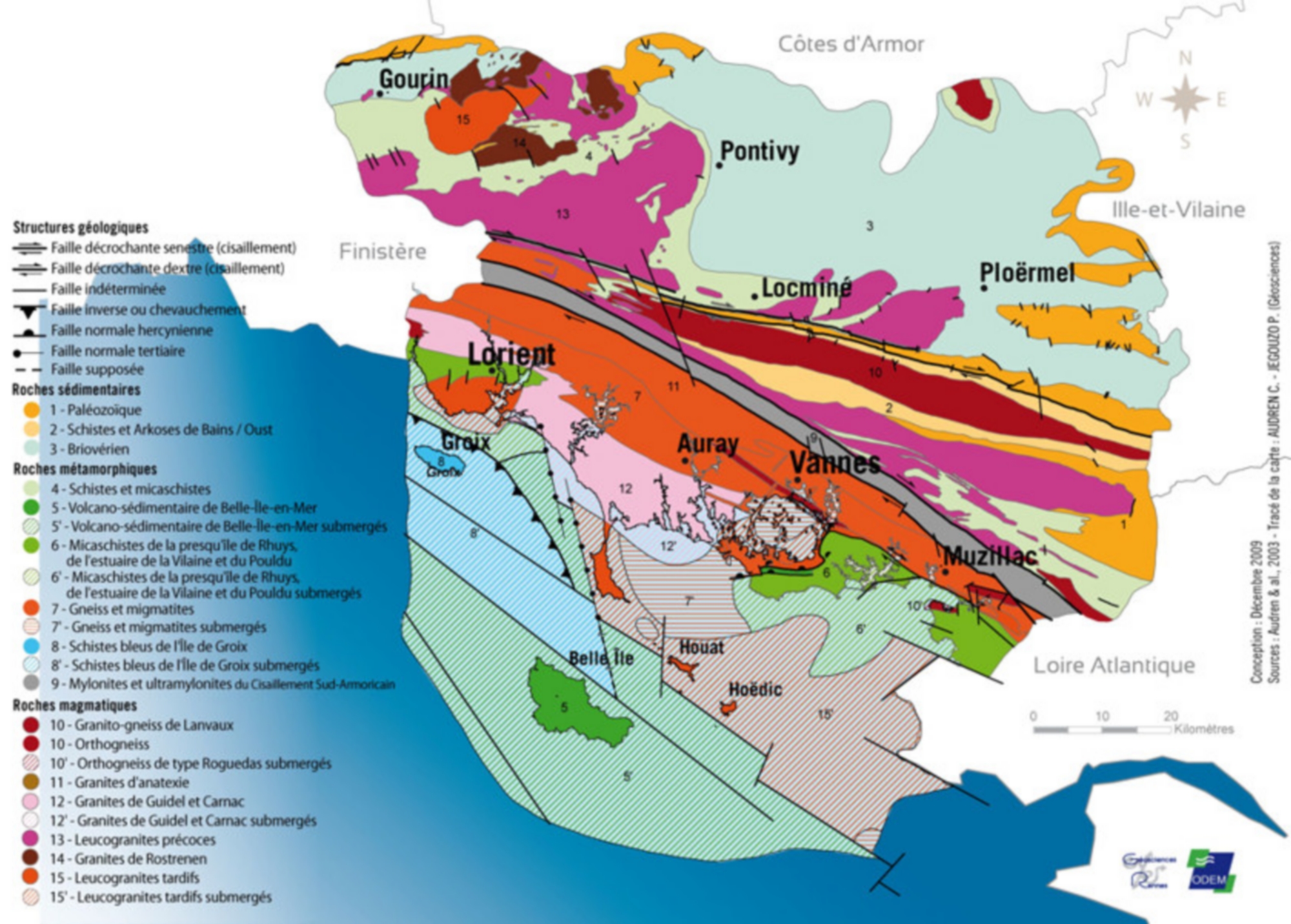 Carte du sous-sol 