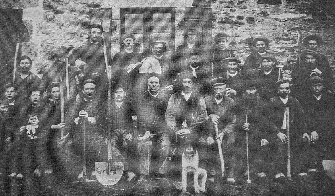 Ouvriers de la mine - Histoire de Glénac Ouvriers de la mine