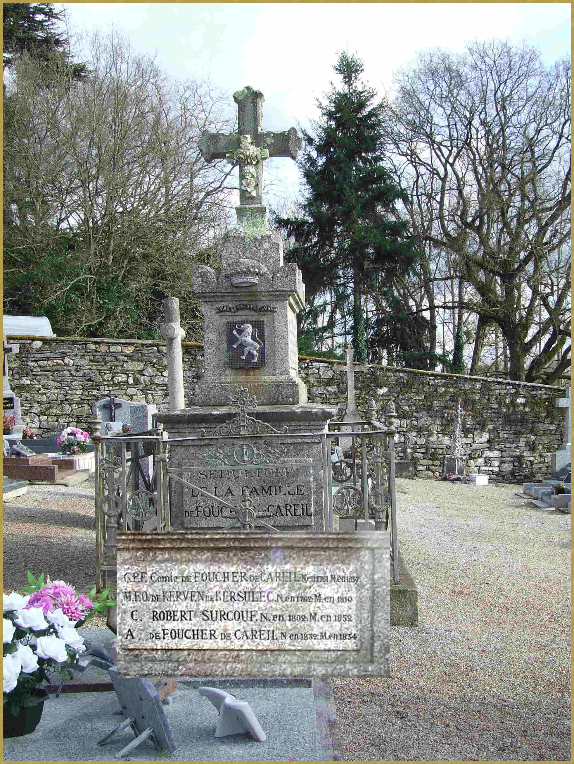 Caveau de la famille Foucher de Careil  - 